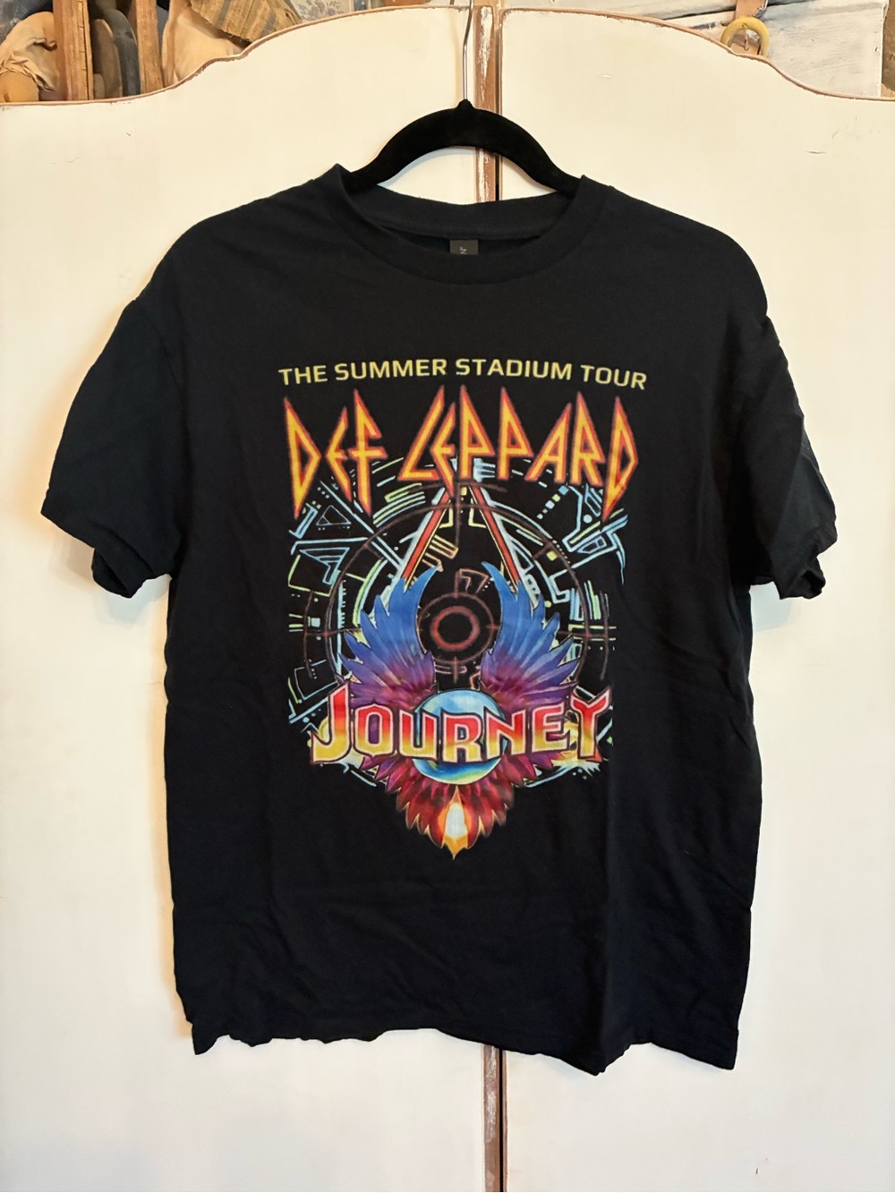 Def Leppard/Journey Tour Graphic Tee - Black